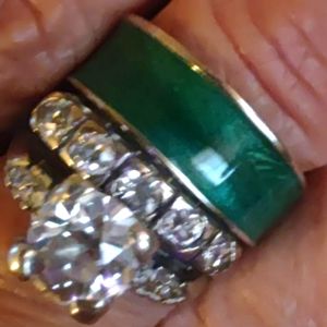 Vintage Sterling Italy band riy